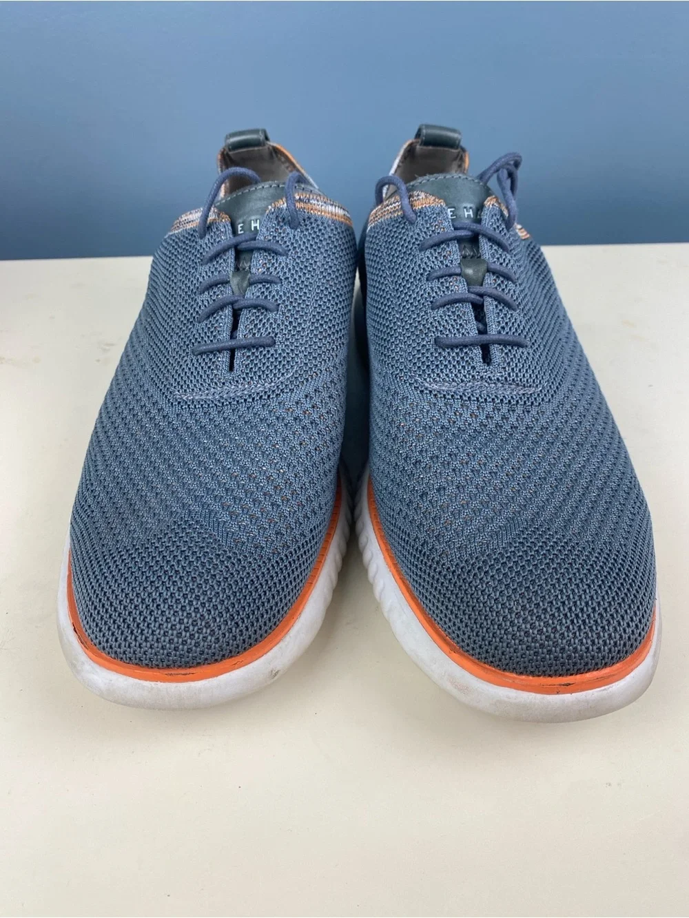 Cole Haan C31910 Mens Zerogrand Stitchlite Oxford Shoes Gray Lace Up Size 11 M